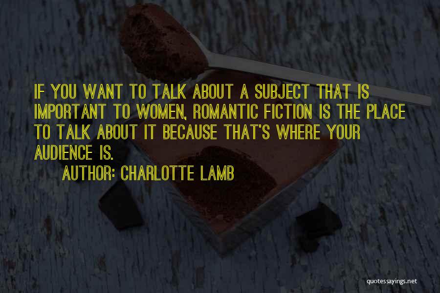 Charlotte Lamb Quotes 390896