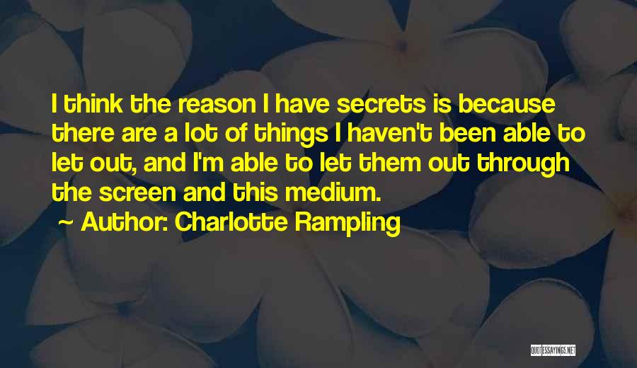Charlotte Rampling Quotes 1505309