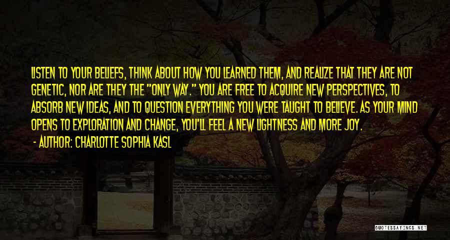 Charlotte Sophia Kasl Quotes 127159