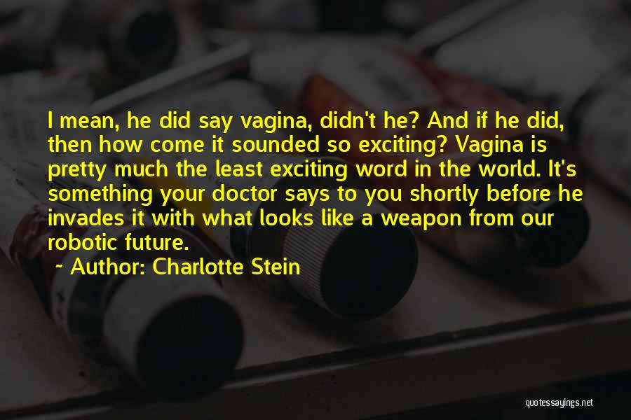 Charlotte Stein Quotes 772754
