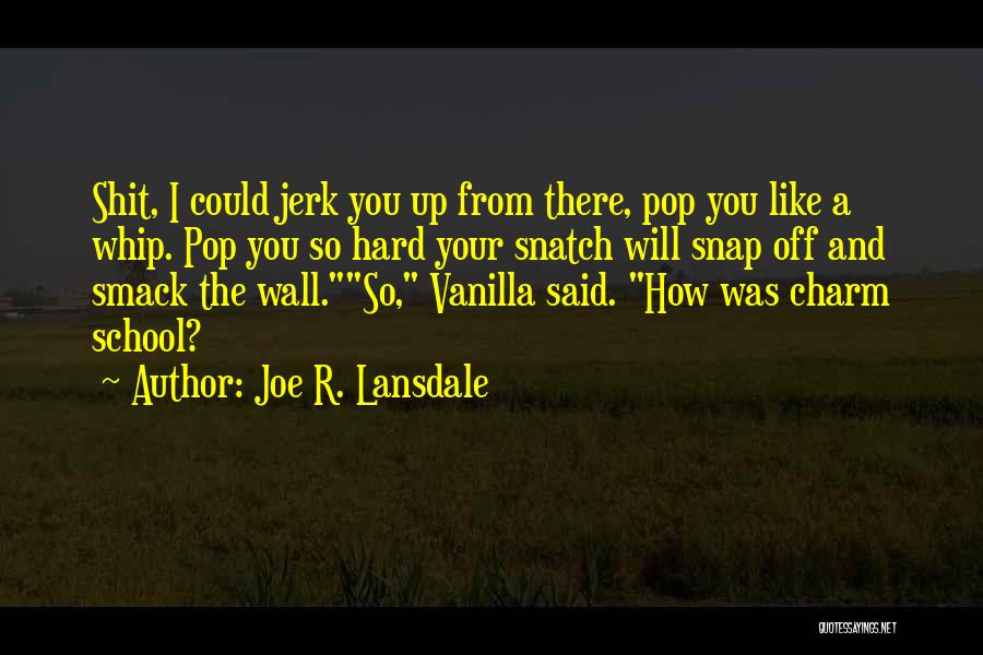 Charm School Quotes By Joe R. Lansdale
