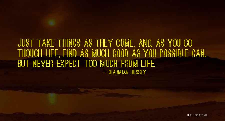 Charmian Hussey Quotes 614031