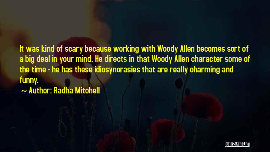 Charming Funny Quotes By Radha Mitchell