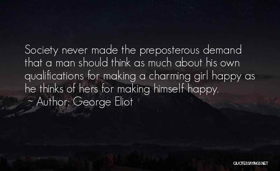 Charming Girl Quotes By George Eliot