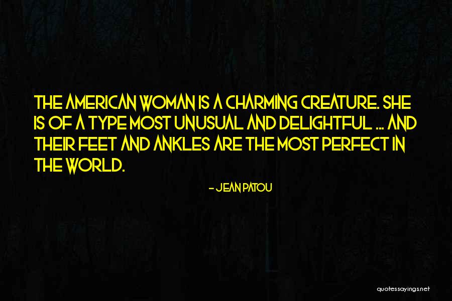 Charming Woman Quotes By Jean Patou Charming Woman Quotes By Jean Patou
