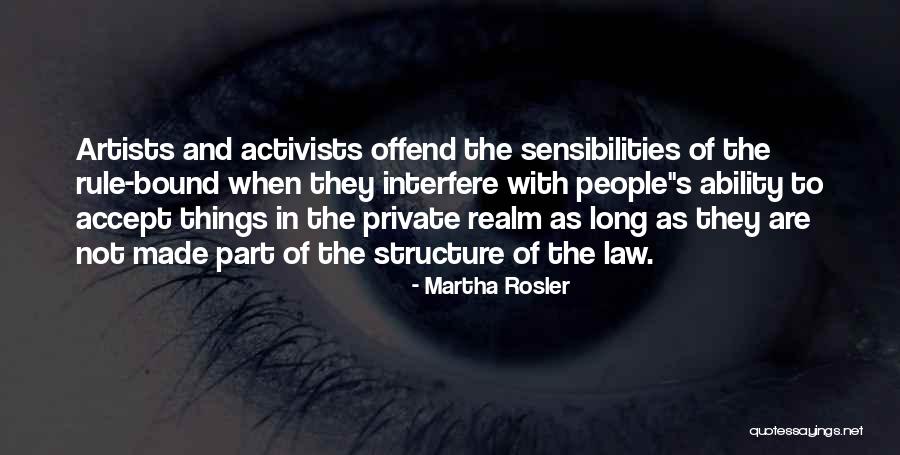 Charnick Artist Quotes By Martha Rosler Charnick Artist Quotes By Martha Rosler