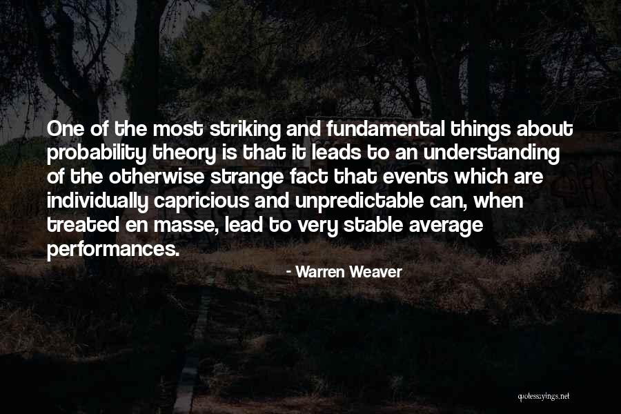 Charodey Cattery Quotes By Warren Weaver Charodey Cattery Quotes By Warren Weaver