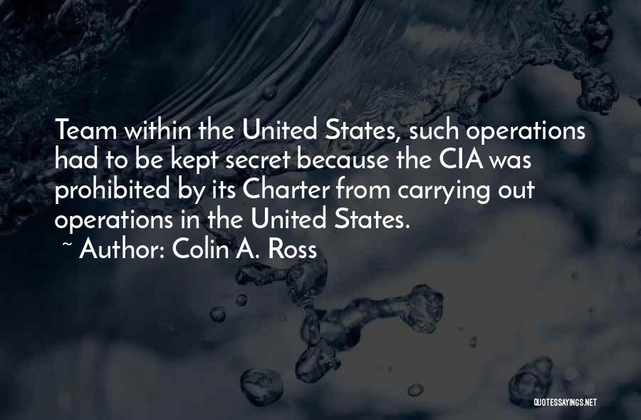 Charter Quotes By Colin A. Ross