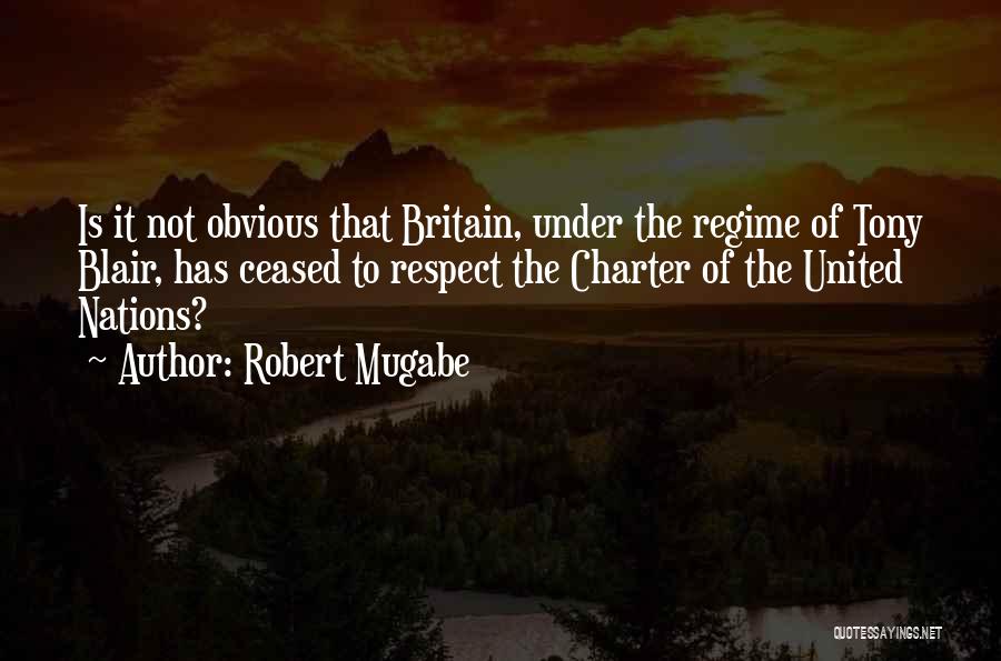 Charter Quotes By Robert Mugabe