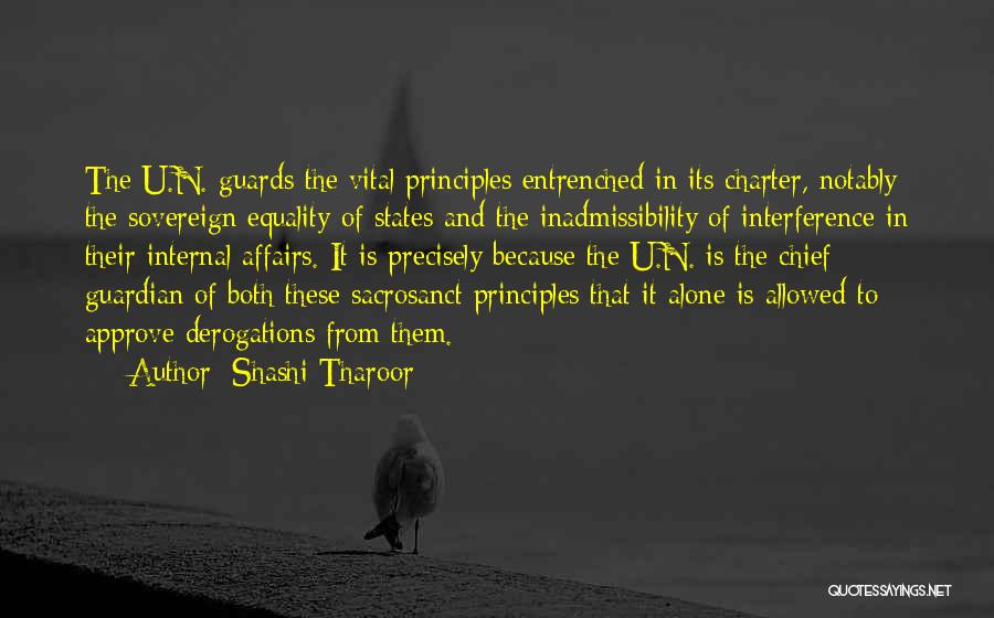 Charter Quotes By Shashi Tharoor