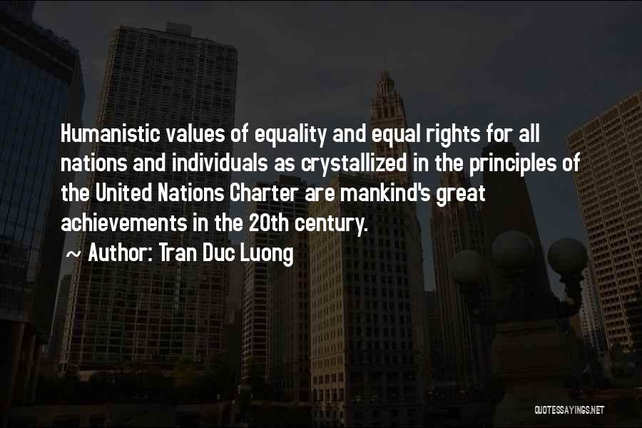 Charter Quotes By Tran Duc Luong