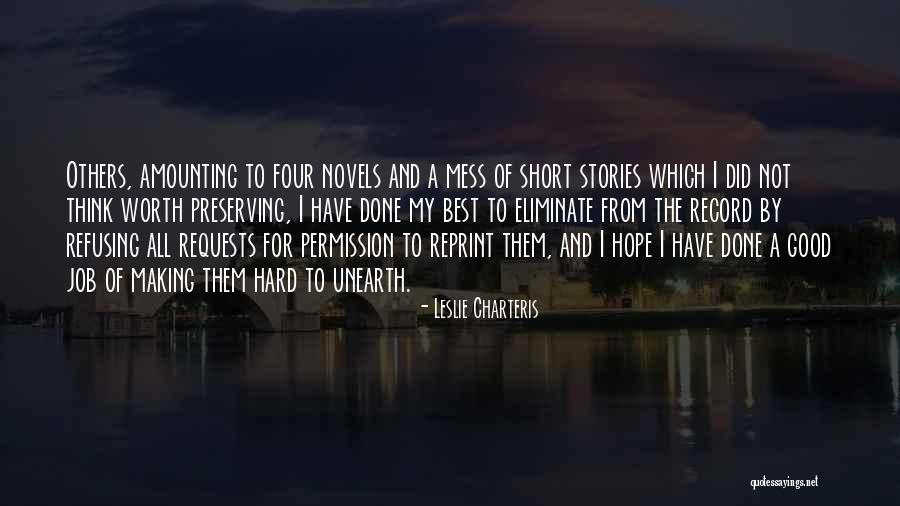 Charteris Quotes By Leslie Charteris Charteris Quotes By Leslie Charteris