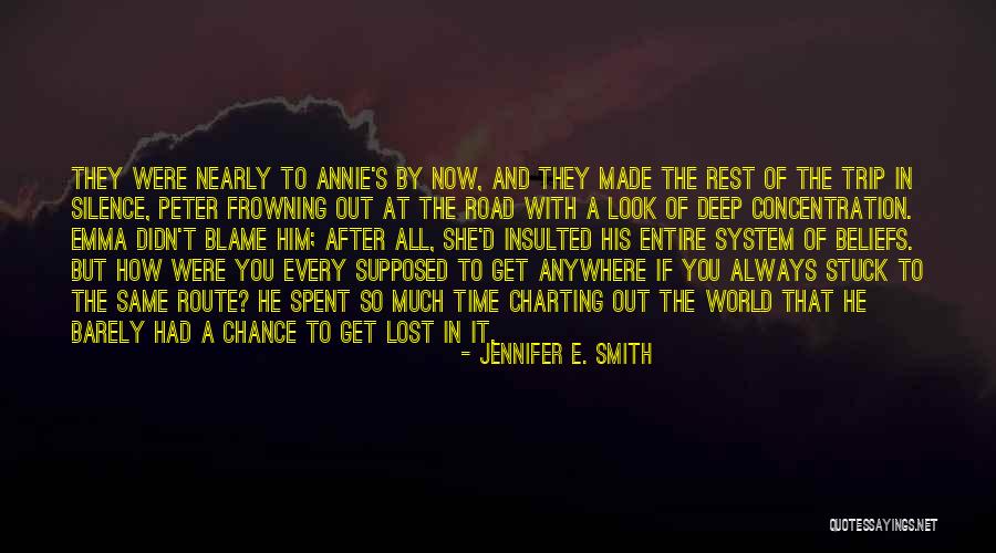 Charting Quotes By Jennifer E. Smith Charting Quotes By Jennifer E. Smith