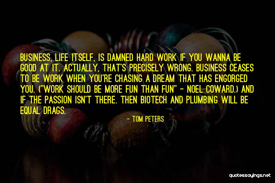 Chasing A Dream Quotes By Tom Peters Chasing A Dream Quotes By Tom Peters