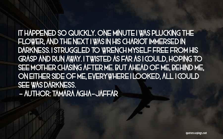 Chasing Someone Away Quotes By Tamara Agha-Jaffar