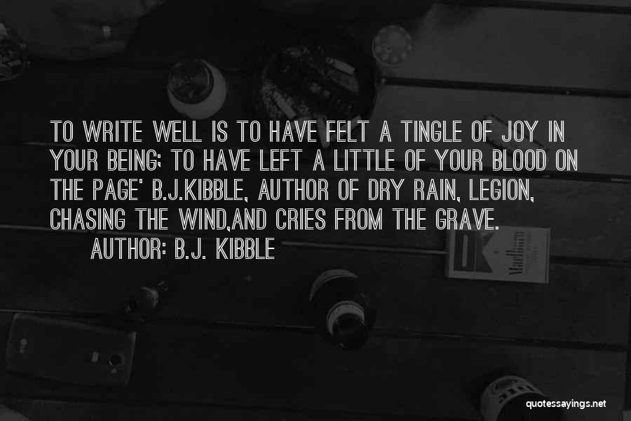 Chasing The Wind Quotes By B.J. Kibble