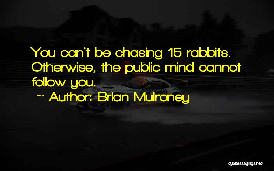 Chasing You Quotes By Brian Mulroney
