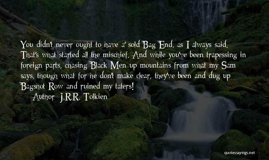 Chasing You Quotes By J.R.R. Tolkien