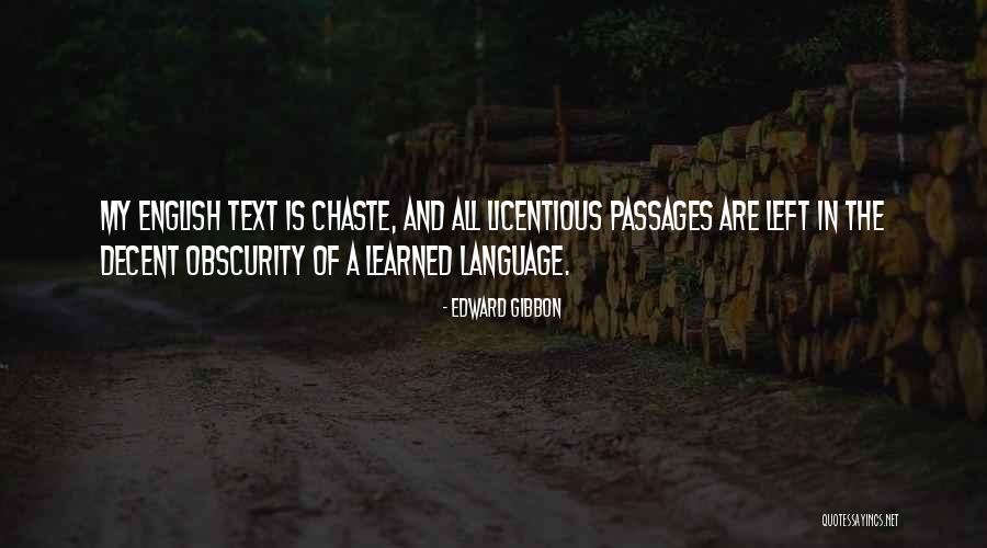 Chaste Quotes By Edward Gibbon Chaste Quotes By Edward Gibbon