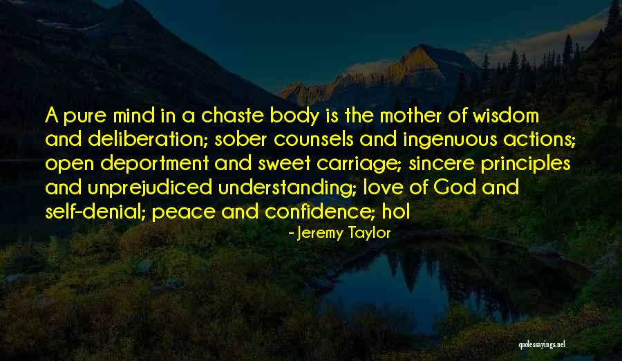 Chaste Quotes By Jeremy Taylor Chaste Quotes By Jeremy Taylor
