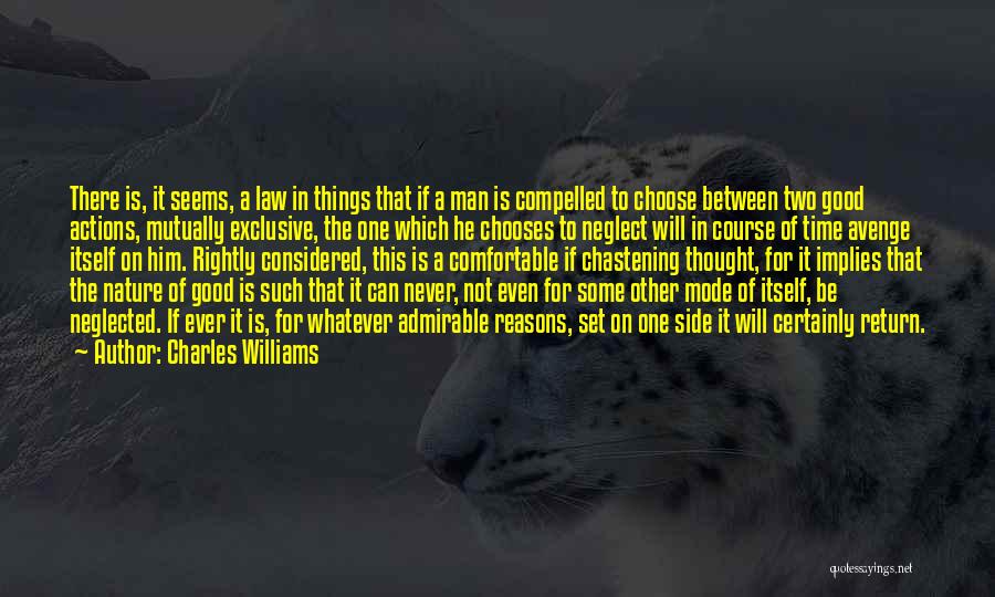 Chastening Quotes By Charles Williams