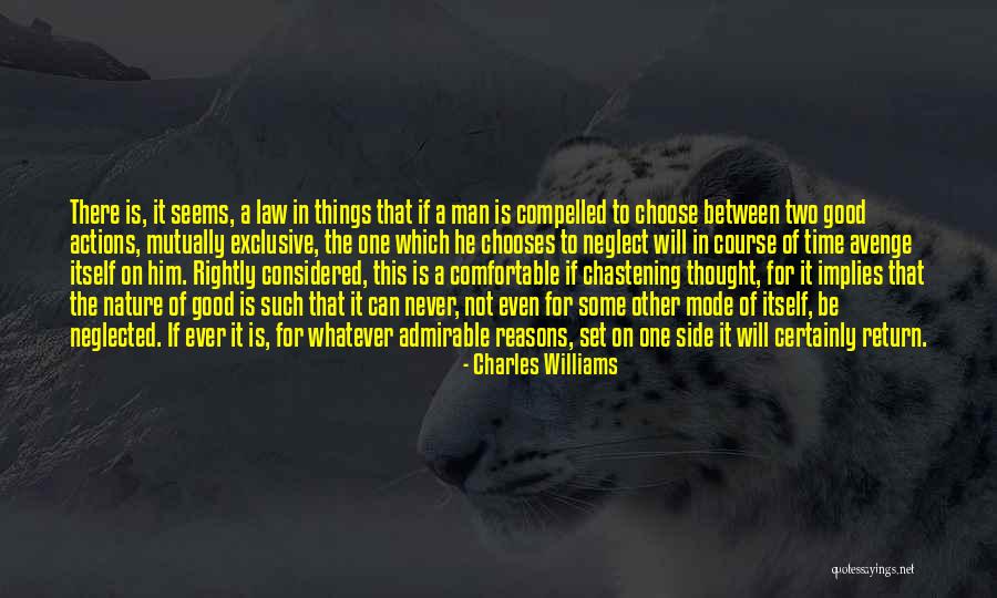 Chastening Quotes By Charles Williams