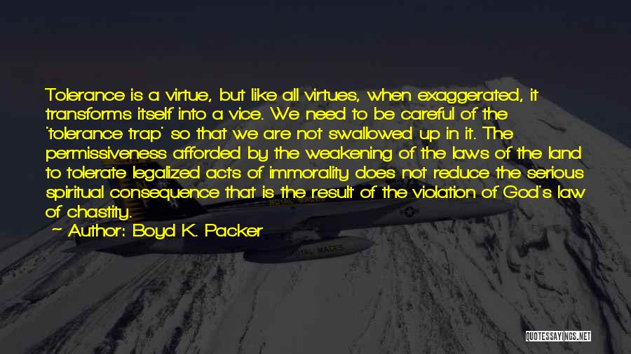 Chastity Virtue Quotes By Boyd K. Packer