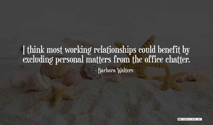 Chatter Quotes By Barbara Walters Chatter Quotes By Barbara Walters