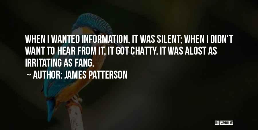 Chatty Quotes By James Patterson