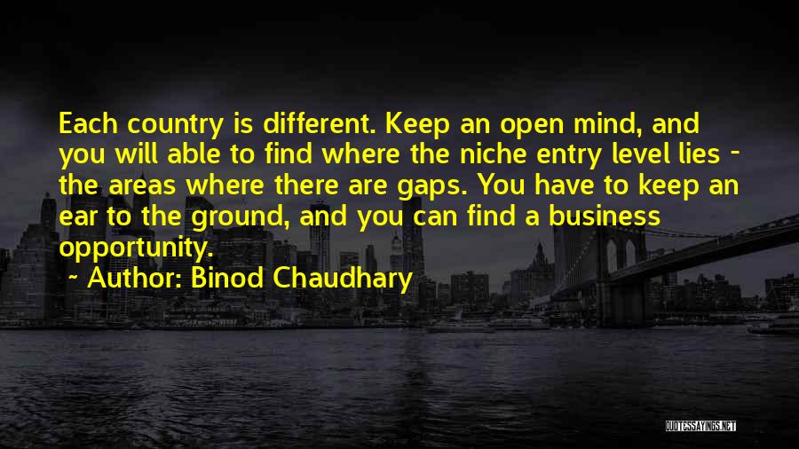 Chaudhary Quotes By Binod Chaudhary