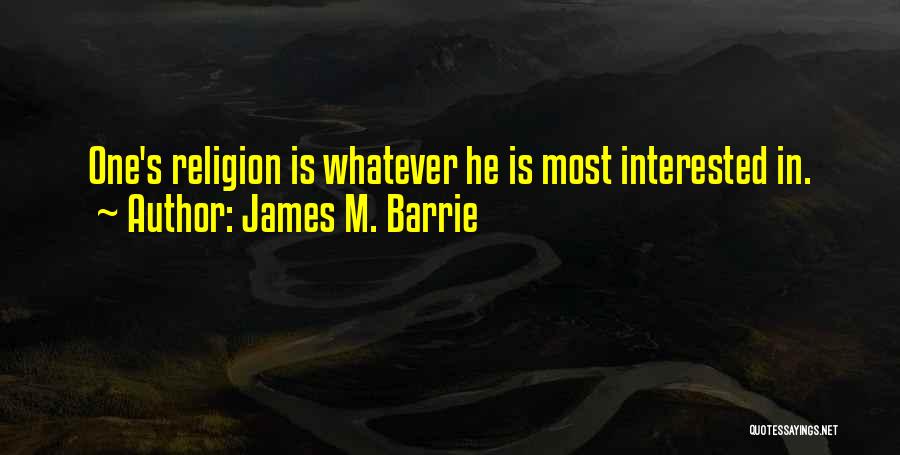 Chauvie Boards Quotes By James M. Barrie