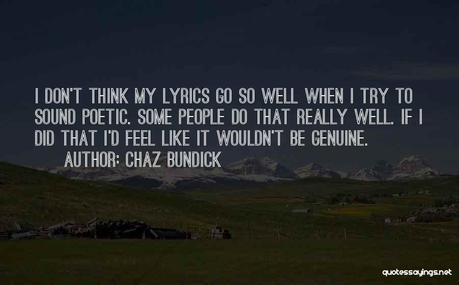 Chaz Bundick Quotes 124758