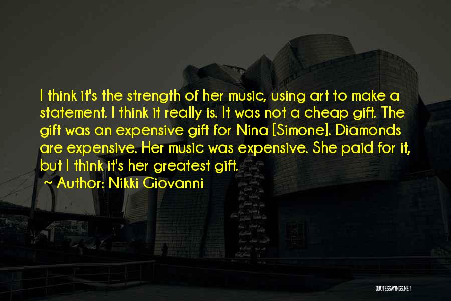 Cheap Art Quotes By Nikki Giovanni