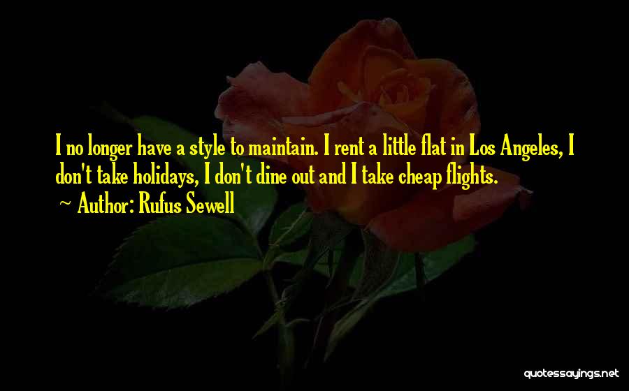 Cheap Flights Quotes By Rufus Sewell