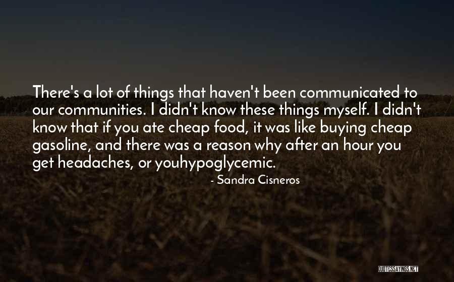 Cheap Food Quotes By Sandra Cisneros Cheap Food Quotes By Sandra Cisneros