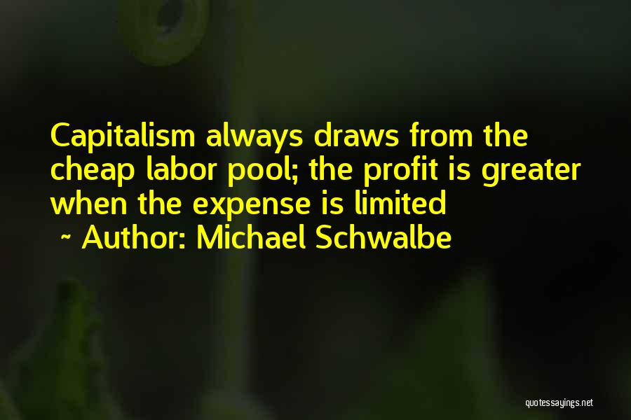 Cheap Labor Quotes By Michael Schwalbe