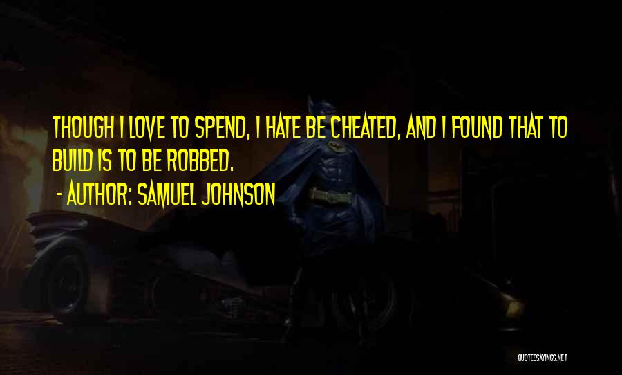 Cheated Love Quotes By Samuel Johnson