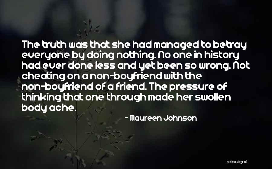 Cheating Is Wrong Quotes By Maureen Johnson Cheating Is Wrong Quotes By Maureen Johnson