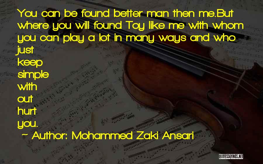 Cheating Love Quotes By Mohammed Zaki Ansari