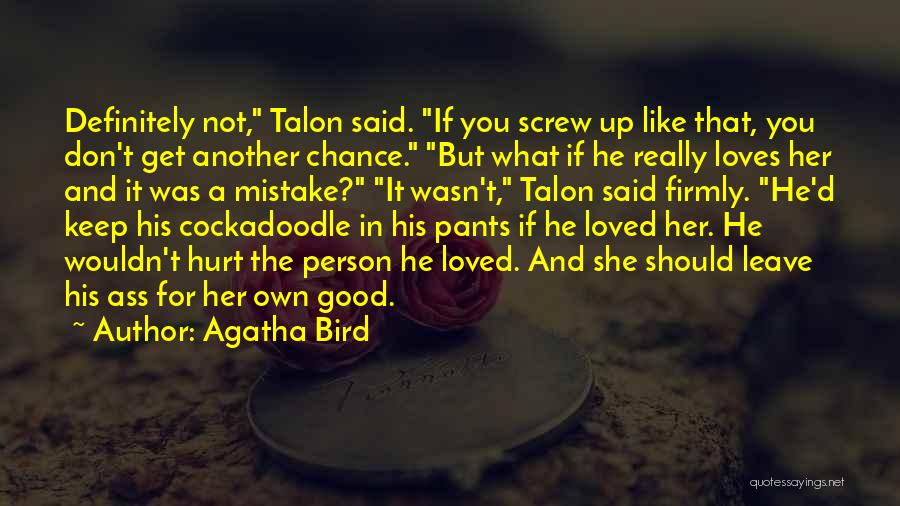 Cheating On Your Love Quotes By Agatha Bird