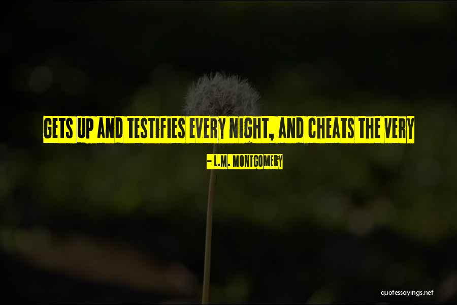 Cheats Quotes By L.M. Montgomery Cheats Quotes By L.M. Montgomery