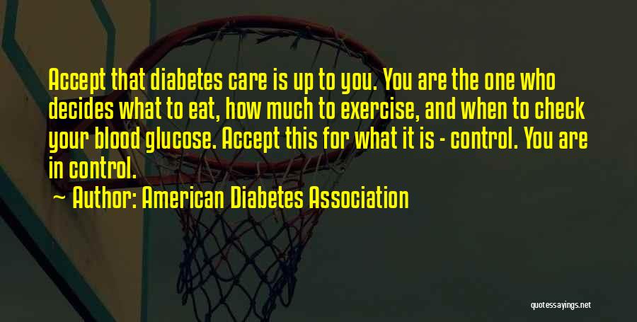 Check In Quotes By American Diabetes Association