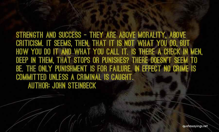 Check In Quotes By John Steinbeck