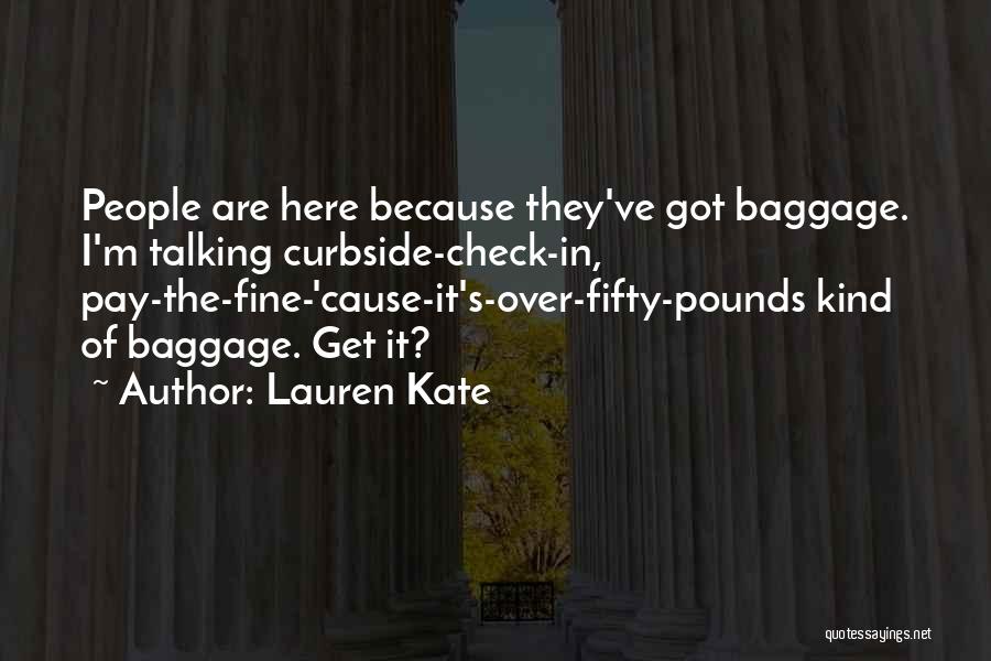 Check In Quotes By Lauren Kate