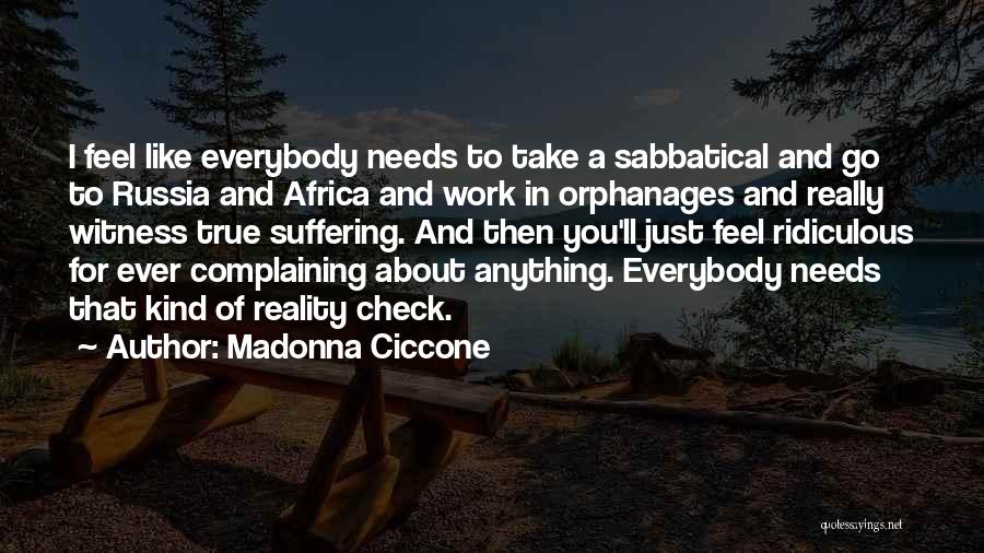 Check In Quotes By Madonna Ciccone