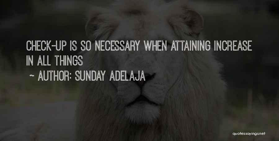 Check In Quotes By Sunday Adelaja