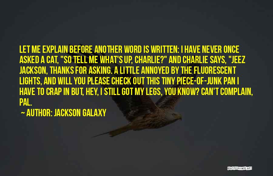 Check Me Out Quotes By Jackson Galaxy