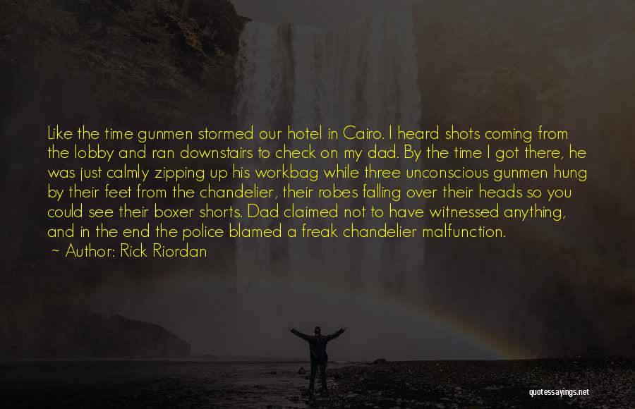 Check Up On You Quotes By Rick Riordan