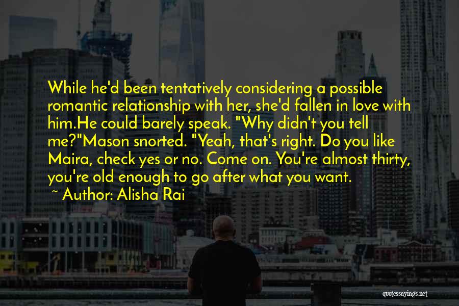 Check Yes Or No Quotes By Alisha Rai