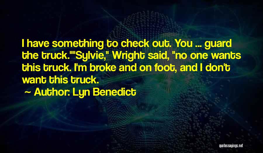 Check You Out Quotes By Lyn Benedict